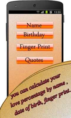 Love Test Calculator android App screenshot 1